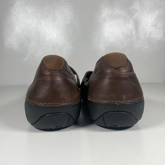 Merrell Women Shoes Mary Jane OrthoLite Strap Round Toe Leather Brown Sz 7.5 - Picture 4 of 16